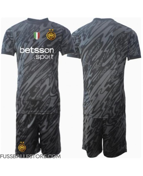 Günstige Inter Milan Torwart 3rd trikot Kinder 2024-25 Kurzarm (+ Kurze Hosen)